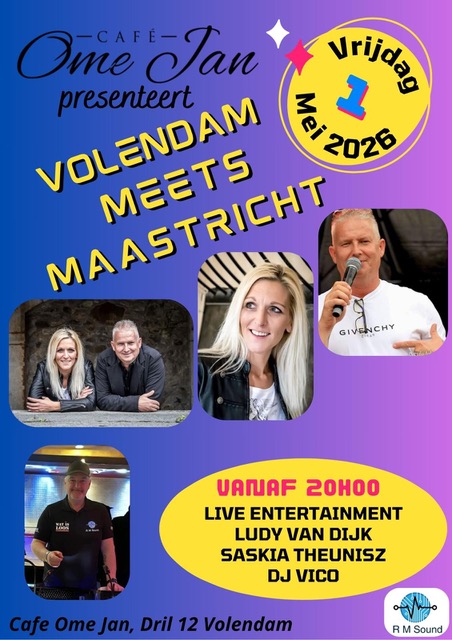 1 mei – Volendam meets Maastricht